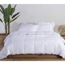 NEF-NEF ΠΑΠΛΩΜΑ ΜΟΝΟ MICROFIBER 160X220CM WHITE 003507