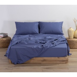 NEF NEF HOMEWARE ΣΕΝΤΟΝΙ ΜΕΜΟΝΩΜΕΝΟ ΒΑΜΒΑΚΕΡΟ ΥΠΕΡΔΙΠΛΟ ΜΕ ΛΑΣΤΙΧΟ BASIC 160Χ200+30 INDIGO 011711