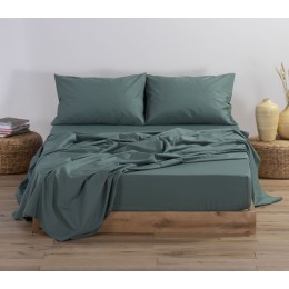 NEF NEF HOMEWARE ΣΕΝΤΟΝΙ ΜΕΜΟΝΩΜΕΝΟ ΒΑΜΒΑΚΕΡΟ ΜΟΝΟ BASIC 170Χ270 GREEN 011708 