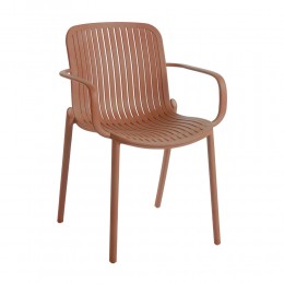 BRIO ΚΑΡΕΚΛΑ TERRACOTTA 58x56.5x81cm