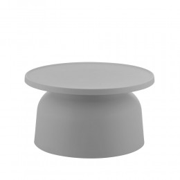 DOMI COFFEE TABLE ΓΚΡΙ 67x67x36cm
