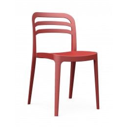 Aspen Καρέκλα 46x51x83cm Polypropylene Κόκκινο 699-1886