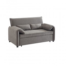 RUBIK ΚΑΝΑΠΕΣ ΚΡΕΒΑΤΙ 3ΘΕΣΙΟΣ ΓΚΡΙ 161x84x92cm