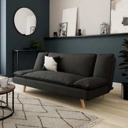 COZY ΚΑΝΑΠΕΣ ΚΡΕΒΑΤΙ 3ΘΕΣΙΟΣ ΑΝΘΡΑΚΙ 191x103x84 70-0359