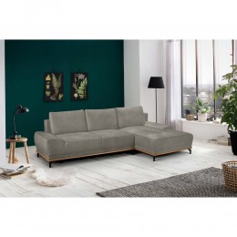 NATURA ΚΑΝΑΠΕΣ ΚΡΕΒΑΤΙ ΓΩΝΙΑ ΔΕΞΙΑ TAUPE 283x164x90 70-0398