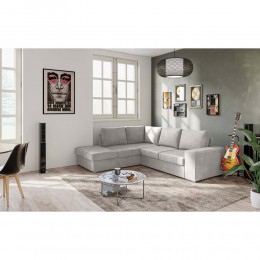 EDDI ΚΑΝΑΠΕΣ ΚΡΕΒΑΤΙ ΓΩΝΙΑ ΑΡΙΣΤΕΡΗ TAUPE 248x213x90cm