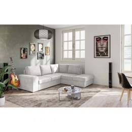 EDDI ΚΑΝΑΠΕΣ ΚΡΕΒΑΤΙ ΓΩΝΙΑ ΔΕΞΙΑ CREAM 248x213x90 70-0404