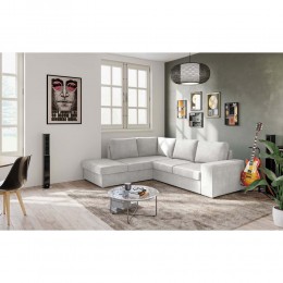 EDDI ΚΑΝΑΠΕΣ ΚΡΕΒΑΤΙ ΓΩΝΙΑ ΑΡΙΣΤΕΡΗ CREAM 248x213x90 70-0405