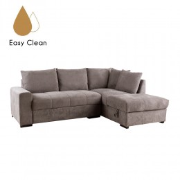 BILL ΚΑΝΑΠΕΣ ΚΡΕΒΑΤΙ ΓΩΝΙΑ ΔΕΞΙΑ TAUPE 241x173x94