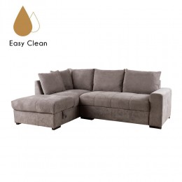 BILL ΚΑΝΑΠΕΣ ΚΡΕΒΑΤΙ ΓΩΝΙΑ ΑΡΙΣΤΕΡΗ TAUPE 241x173x94 70-0413