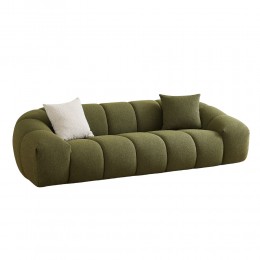 BOSSANOVA ΚΑΝΑΠΕΣ 3ΘΕΣΙΟΣ ΠΡΑΣΙΝΟ ΣΚΟΥΡΟ 255x115x71cm