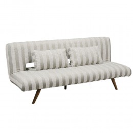 LA SPEZIA ΚΑΝΑΠΕΣ ΚΡΕΒΑΤΙ 3ΘΕΣΙΟΣ OFF WHITE BEIGE 188x81x88cm