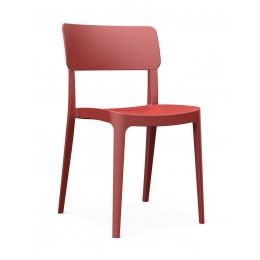 Pano Καρέκλα 46x51x82cm Polypropylene Κόκκινο 704-1914