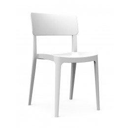 Pano Καρέκλα λευκή 46x51x82cm Polypropylene 704-1916