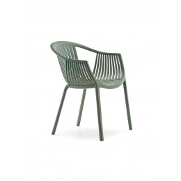 TATAMI πολυθρόνα pp GREEN 58x61,5xH78(66/44)cm