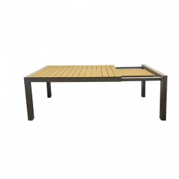 LEPA ΤΡΑΠΕΖΙ ΕΠΕΚΤΕΙΝΟΜΕΝΟ ΑΛΟΥΜΙΝΙΟΥ TAUPE 160/210X95X74cm 99220/1/LP