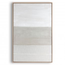 ΠΙΝΑΚΑΣ ΜΙΚΤΗ ΤΕΧΝΙΚΗ ME ΦΥΣΙΚΟ ΠΛΑΙΣΙΟ LINEN LINES 78Χ118ΕΚ