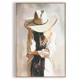 ΠΙΝΑΚΑΣ ΣΕ ΚΑΜΒΑ RELAXED COWGIRL 78Χ118ΕΚ