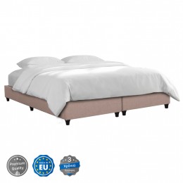ΥΠΟΣΤΡΩΜΑ/ΚΡΕΒΑΤΙ ΥΠΕΡΔΙΠΛΟ SIGGY HM21217.01 ΜΠΕΖ ΥΦΑΣΜΑ--ΓΙΑ 160x200εκ.