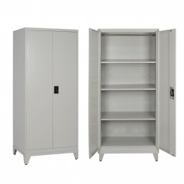 ΝΤΟΥΛΑΠΑ 2ΦΥΛΛΗ ΜΕΤΑΛΛΙΚΗ HRONDA HM21287.01 3 ΡΑΦΙΑ-ΚΛΕΙΔΑΡΙΑ & ΠΟΔΙΑ 70x40x180Υεκ.