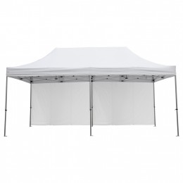 GAZEBO ΜΕ ΠΛΑΙΝΑ ΠΑΝΙΑ ΣΚΙΑΣΗΣ CRESSEN HM21099 ΠΤΥΣΣΟΜΕΝΟ ΑΛΟΥΜΙΝΙΟΥ 3x6x3,4Yμ 9996886