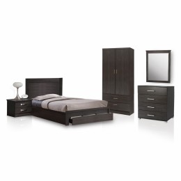 ΣΕΤ ΚΡΕΒΑΤΟΚΑΜΑΡΑΣ 5 ΤΕΜΑΧΙΩΝ ΣΕ ZEBRANO HM11337.01 9997763