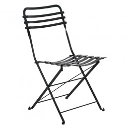ΖΑΠΠΕΙΟΥ Καρέκλα 45x56x84cm Μέταλλο Βαφή Μαύρο Ε517,7