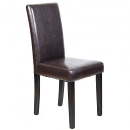 MALEVA-L Καρέκλα 42x56x93cm PU Καφέ - Wenge Ε7207
