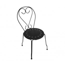 BISTRO Καρέκλα Μέταλλο 41x48x90cm Βαφή Μαύρο Ε5182