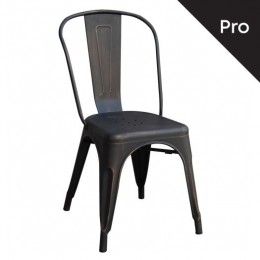 RELIX Καρέκλα-Pro, 45x51x85cm Μέταλλο Βαφή Antique Black Ε5191,10