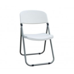 FOSTER Καρέκλα Πτυσσόμενη 49x56x82cm PP Άσπρο Ε506,1