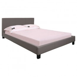 WILTON Κρεβάτι Διπλό 169x213x89cm για στρώμα 160x200cm, PU Απόχρωση Cappuccino Ε8054,3