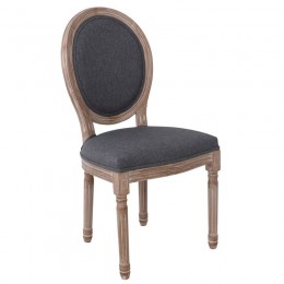 JAMESON Καρέκλα 49x55x95cm, Decape, Ύφασμα Γκρι Ε752,2