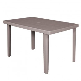 MARTE Τραπέζι Dining Κήπου - Βεράντας, 100x67x72cm PP Απόχρωση Tortora Ε323,4