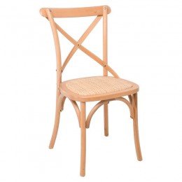 DESTINY Καρέκλα 48x52x89cm Οξυά Φυσικό, Κάθισμα Ψάθα Ε7020,3