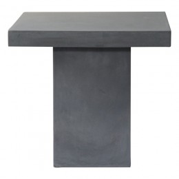 CONCRETE Cubic Τραπέζι Κήπου - Βεράντας, 80x80x75cm Cement Grey Ε6208