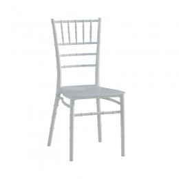 ILONA-W PP Καρέκλα Εστίασης - Catering 40x45x89cm Στοιβαζόμενη PP Άσπρο Ε385