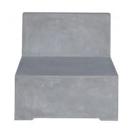 CONCRETE Καρέκλα Σαλονιού 69x81x65cm Κήπου - Βεράντας, Cement Grey Ε6200,1