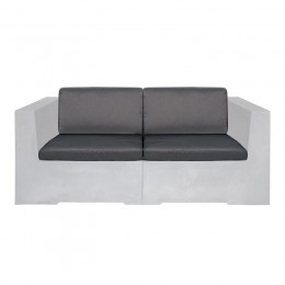 CONCRETE Set Μαξιλάρια Καναπέ Γκρι Ύφασμα Water Repellent 4 Tεμάχια Ε6200,Μ2