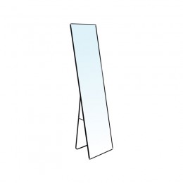 DAYTON Καθρέπτης Δαπέδου - Τοίχου Αλουμίνιο, 40x33x160cm Απόχρωση Μαύρο Ε7182,1