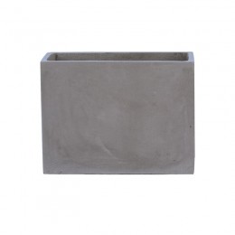 FLOWER POT-2 Cement Grey 60x30x45cm Ε6301,B