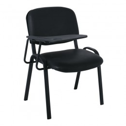 SIGMA Καρέκλα Θρανίο 65x70x77cm, Μέταλλο Βαφή Μαύρο, PVC Μαύρο ΕΟ550,17WS 