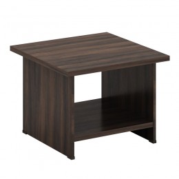 Τραπεζάκι Επισκέπτη 60x60x45cm Απόχρωση Σκούρο Καρυδί
