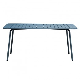 BRIO Slat Τραπέζι-Pro Κήπου - Βεράντας, 160x90x73cm Μέταλλο Βαφή Sandy Blue 5415C Ε546,2