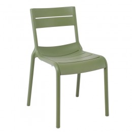SERENA Καρέκλα, 51x56x82cm Στοιβαζόμενη PP - UV Πράσινο Ε3806,3