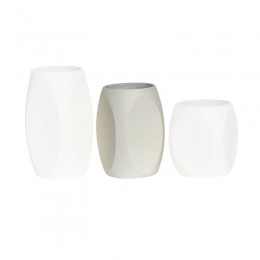 VASE-4 Βάζο Cement, Απόχρωση Beige Φ33x51cm