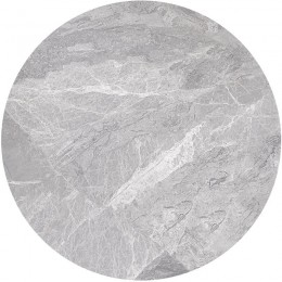 Sintered Stone Επιφάνεια Τραπεζιού, Φ60cm/11mm Απόχρωση Grey Marble (MDF για στήριξη βάσης) Ε100,2S