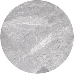 Sintered Stone Επιφάνεια Τραπεζιού, Φ70cm/11mm Απόχρωση Grey Marble (MDF για στήριξη βάσης) Ε101,2S