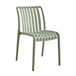 MODA Καρέκλα Στοιβαζόμενη 47x60x80cm PP - UV Protection, Απόχρωση Πράσινο Ε3801,40