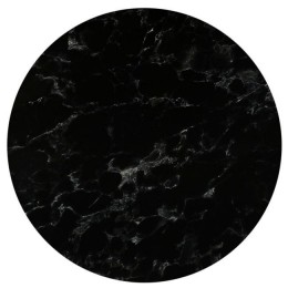 HPL (High Pressure Laminated) Επιφάνεια Τραπεζιού Φ80cm/12mm Απόχρωση Black Marble, Εξωτερικού χώρου Ε102,451